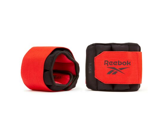 Обважнювач Reebok Flexlock Ankle Weights чорний, червоний RAWT-11272 1.5 кг (885652017275)