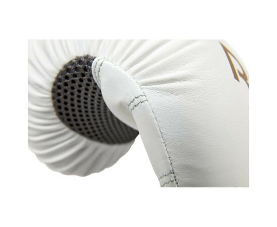 Боксерські рукавички Reebok Boxing Gloves білий, золото RSCB-12010GD 14 унцій (885652021234), зображення 7 Боксерські рукавички Reebok Boxing Gloves білий, золото RSCB-12010GD 14 унцій (885652021234), зображення 7
