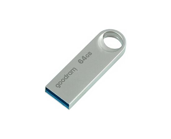 USB флеш накопитель Goodram 64GB UNO3 Steel USB 3.2 (UNO3-0640S0R11), изображение 3 USB флеш накопитель Goodram 64GB UNO3 Steel USB 3.2 (UNO3-0640S0R11), изображение 3