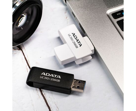 USB флеш накопитель ADATA 256GB UC310 Black USB 3.0 (UC310-256G-RBK), изображение 10 USB флеш накопитель ADATA 256GB UC310 Black USB 3.0 (UC310-256G-RBK), изображение 10