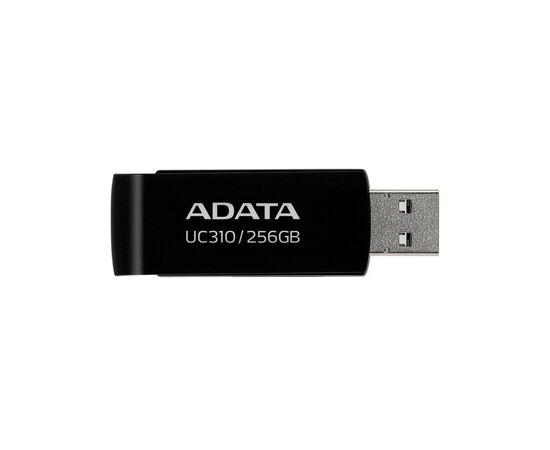 USB флеш накопитель ADATA 256GB UC310 Black USB 3.0 (UC310-256G-RBK), изображение 2 USB флеш накопитель ADATA 256GB UC310 Black USB 3.0 (UC310-256G-RBK), изображение 2