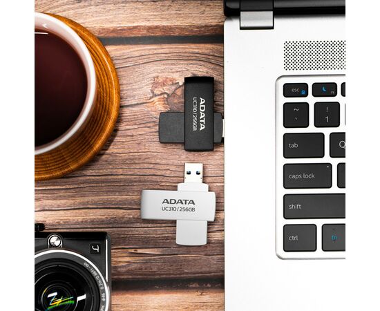 USB флеш накопитель ADATA 256GB UC310 Black USB 3.0 (UC310-256G-RBK), изображение 8 USB флеш накопитель ADATA 256GB UC310 Black USB 3.0 (UC310-256G-RBK), изображение 8