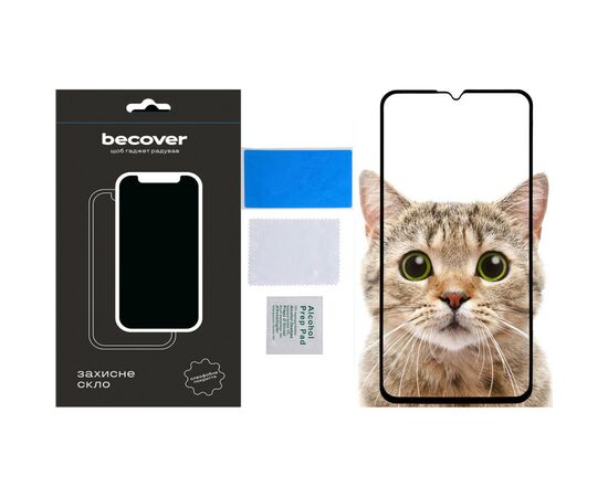 Стекло защитное BeCover Samsung Galaxy M15 5G SM-M156 Black (711044), изображение 4 Стекло защитное BeCover Samsung Galaxy M15 5G SM-M156 Black (711044), изображение 4