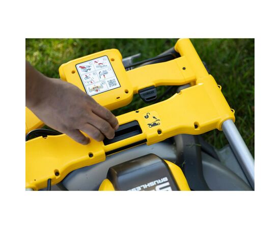 Газонокосилка DeWALT XR FLEXVOLT 54 В Li-lon, 53 см (без АКБ та ЗП) (DCMWSP550N), изображение 11 Газонокосилка DeWALT XR FLEXVOLT 54 В Li-lon, 53 см (без АКБ та ЗП) (DCMWSP550N), изображение 11