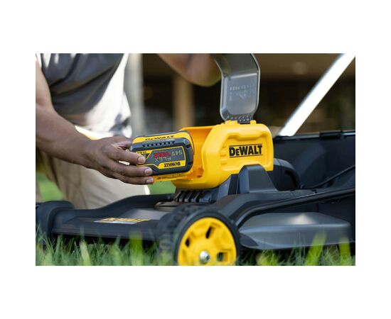 Газонокосилка DeWALT XR FLEXVOLT 54 В Li-lon, 53 см (без АКБ та ЗП) (DCMWSP550N), изображение 12 Газонокосилка DeWALT XR FLEXVOLT 54 В Li-lon, 53 см (без АКБ та ЗП) (DCMWSP550N), изображение 12