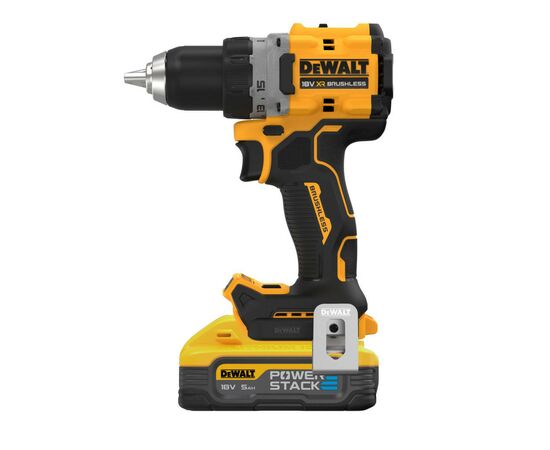 Шуруповерт DeWALT XR Li-Ion PowerStack 18 В, 2x5Ah, 90 Нм, 0-650/0-2000 об/мин, TSTAK (DCD800H2T), изображение 3 Шуруповерт DeWALT XR Li-Ion PowerStack 18 В, 2x5Ah, 90 Нм, 0-650/0-2000 об/мин, TSTAK (DCD800H2T), изображение 3