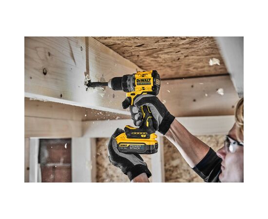 Шуруповерт DeWALT XR Li-Ion PowerStack 18 В, 2x5Ah, 90 Нм, 0-650/0-2000 об/мин, TSTAK (DCD800H2T), изображение 4 Шуруповерт DeWALT XR Li-Ion PowerStack 18 В, 2x5Ah, 90 Нм, 0-650/0-2000 об/мин, TSTAK (DCD800H2T), изображение 4
