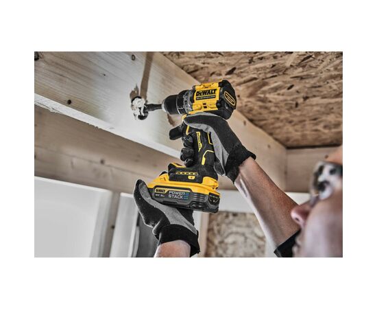 Шуруповерт DeWALT XR Li-Ion PowerStack 18 В, 2x5Ah, 90 Нм, 0-650/0-2000 об/мин, TSTAK (DCD800H2T), изображение 5 Шуруповерт DeWALT XR Li-Ion PowerStack 18 В, 2x5Ah, 90 Нм, 0-650/0-2000 об/мин, TSTAK (DCD800H2T), изображение 5