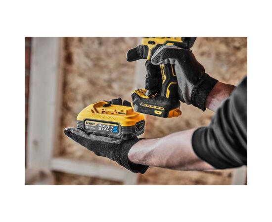 Шуруповерт DeWALT XR Li-Ion PowerStack 18 В, 2x5Ah, 90 Нм, 0-650/0-2000 об/мин, TSTAK (DCD800H2T), изображение 9 Шуруповерт DeWALT XR Li-Ion PowerStack 18 В, 2x5Ah, 90 Нм, 0-650/0-2000 об/мин, TSTAK (DCD800H2T), изображение 9