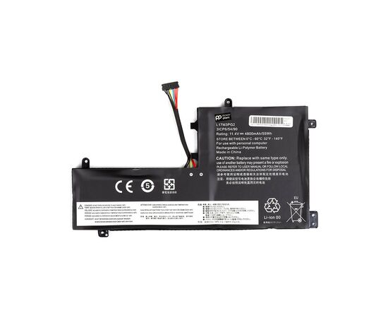 Акумулятор до ноутбука LENOVO L17M3PG2-3S1P (long cable) 11.4V 4800mAh PowerPlant (NB481804)
