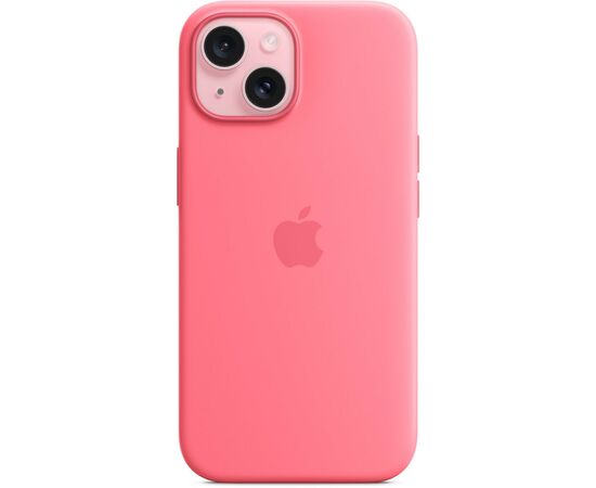 Чехол для мобильного телефона Apple iPhone 15 Silicone Case with MagSafe Pink, Model A3123 (MWN93ZM/A), изображение 3 Чехол для мобильного телефона Apple iPhone 15 Silicone Case with MagSafe Pink, Model A3123 (MWN93ZM/A), изображение 3