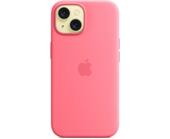 Чехол для мобильного телефона Apple iPhone 15 Silicone Case with MagSafe Pink, Model A3123 (MWN93ZM/A), изображение 4 Чехол для мобильного телефона Apple iPhone 15 Silicone Case with MagSafe Pink, Model A3123 (MWN93ZM/A), изображение 4