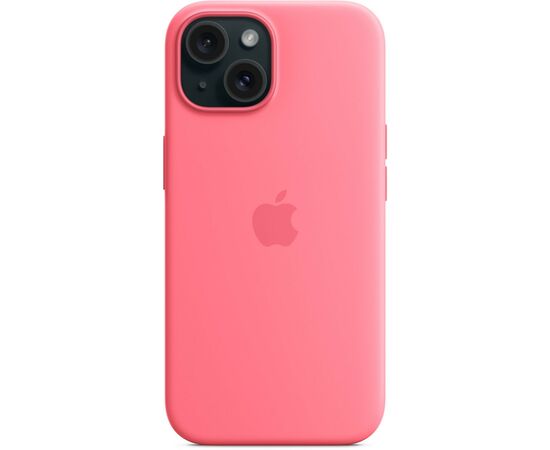 Чехол для мобильного телефона Apple iPhone 15 Silicone Case with MagSafe Pink, Model A3123 (MWN93ZM/A), изображение 6 Чехол для мобильного телефона Apple iPhone 15 Silicone Case with MagSafe Pink, Model A3123 (MWN93ZM/A), изображение 6