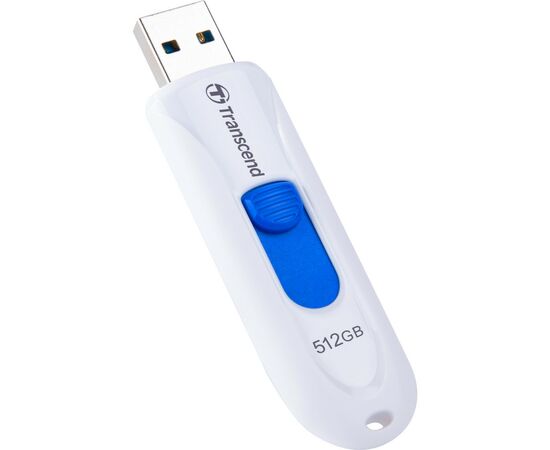 USB флеш накопитель Transcend 512GB JetFlash 790 White USB 3.1 (TS512GJF790W), изображение 3 USB флеш накопитель Transcend 512GB JetFlash 790 White USB 3.1 (TS512GJF790W), изображение 3