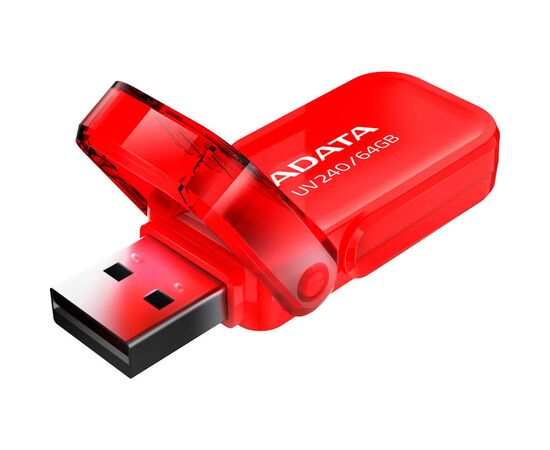 USB флеш накопитель ADATA 64GB AUV 240 Red USB 2.0 (AUV240-64G-RRD)
