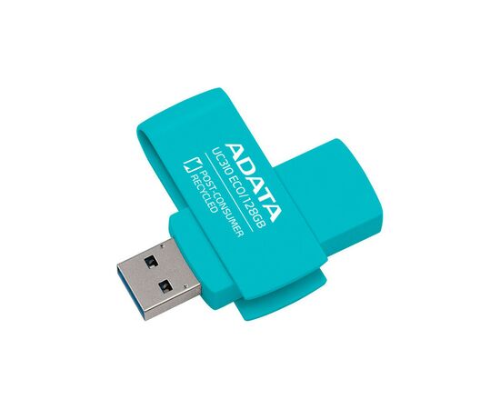 USB флеш накопитель ADATA 128GB UC310 Eco Green USB 3.2 (UC310E-128G-RGN)