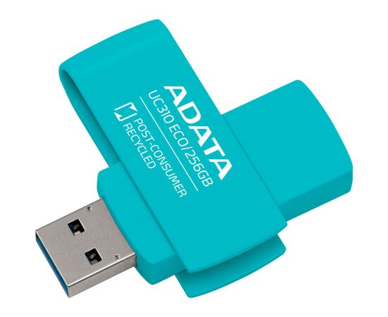 USB флеш накопичувач ADATA 256GB UC310 Eco Green USB 3.2 (UC310E-256G-RGN)