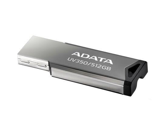 USB флеш накопитель ADATA 512GB UV350 Metallic USB 3.2 (AUV350-512G-RBK), изображение 2 USB флеш накопитель ADATA 512GB UV350 Metallic USB 3.2 (AUV350-512G-RBK), изображение 2