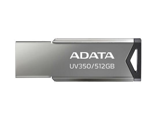 USB флеш накопитель ADATA 512GB UV350 Metallic USB 3.2 (AUV350-512G-RBK), изображение 3 USB флеш накопитель ADATA 512GB UV350 Metallic USB 3.2 (AUV350-512G-RBK), изображение 3