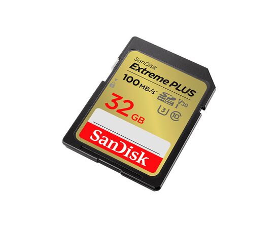 Карта памяти SanDisk 32GB SDXC class 10 Extreme PLUS (SDSDXWT-032G-GNCIN), изображение 3 Карта памяти SanDisk 32GB SDXC class 10 Extreme PLUS (SDSDXWT-032G-GNCIN), изображение 3