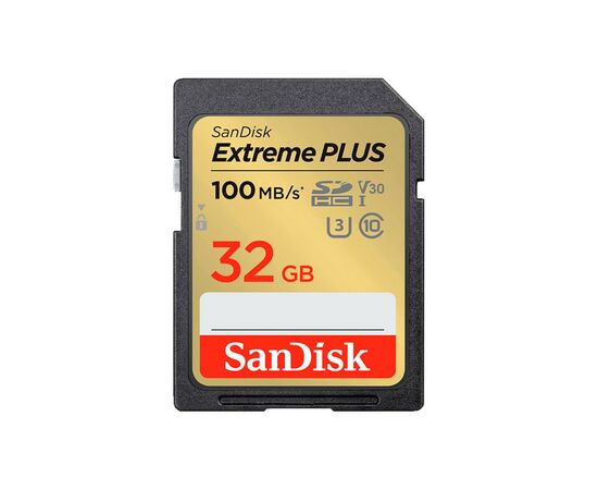 Карта памяти SanDisk 32GB SDXC class 10 Extreme PLUS (SDSDXWT-032G-GNCIN)