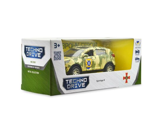 Машина Techno Drive Автомодель серии Шевроны Героев - Kia Sportage R - 56 ОМПБр (250362M), изображение 7 Машина Techno Drive Автомодель серии Шевроны Героев - Kia Sportage R - 56 ОМПБр (250362M), изображение 7