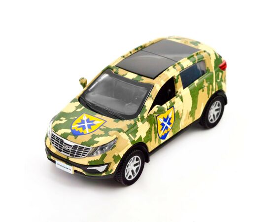 Машина Techno Drive Автомодель серії Шеврони Героїв - Kia Sportage R - 56 ОМПБр (250362M)