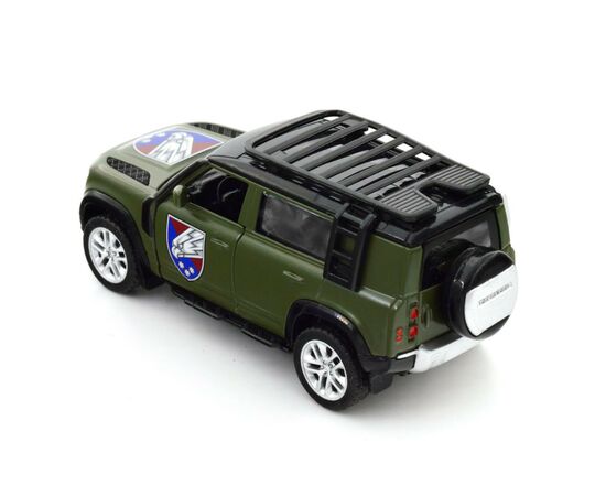 Машина Techno Drive Автомодель серии Шевроны Героев - Land Rover Defender 110 - 25 ОПДБр (250289M), изображение 10 Машина Techno Drive Автомодель серии Шевроны Героев - Land Rover Defender 110 - 25 ОПДБр (250289M), изображение 10