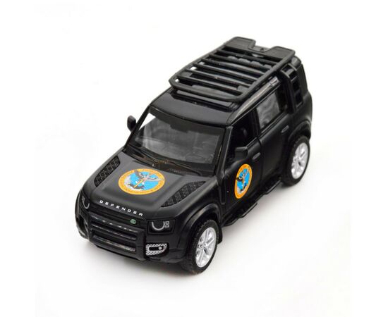 Машина Techno Drive Автомодель серии Шевроны Героев - Land Rover Defender 110 - ГУР МО (250364M)