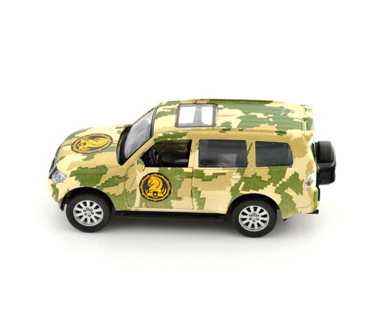 Машина Techno Drive Автомодель серии Шевроны Героев - Mitsubishi Pajero 4WD Tubro - 47 ОМБр (250361M), изображение 9 Машина Techno Drive Автомодель серии Шевроны Героев - Mitsubishi Pajero 4WD Tubro - 47 ОМБр (250361M), изображение 9