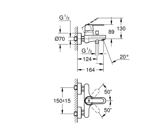 Смеситель Grohe Get (32887000), изображение 4 Смеситель Grohe Get (32887000), изображение 4