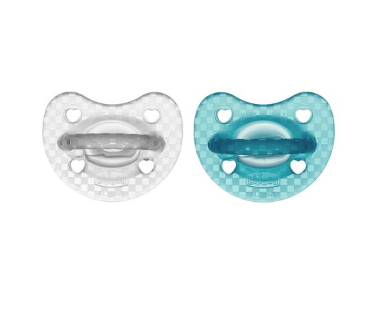 Пустышка Chicco PhysioForma Luxe Бирюзовая 16-36 месяцев 2 шт (73035.32.00)