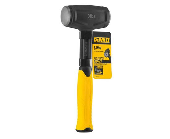 Кувалда DeWALT мини, 1361 г, с гашением вибрации, 26.5 см. (DWHT51388-0), изображение 4 Кувалда DeWALT мини, 1361 г, с гашением вибрации, 26.5 см. (DWHT51388-0), изображение 4