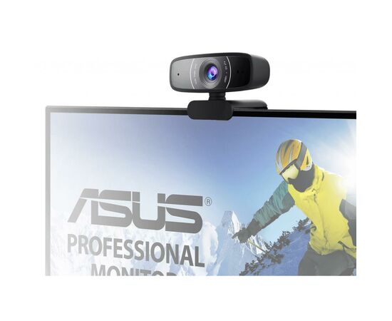 Веб-камера ASUS Webcam C3 Full HD Black (90YH0340-B2UA00), зображення 8 Веб-камера ASUS Webcam C3 Full HD Black (90YH0340-B2UA00), зображення 8