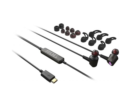 Наушники ASUS ROG Cetra II USB-C Black (90YH02S0-B2UA00), изображение 2 Наушники ASUS ROG Cetra II USB-C Black (90YH02S0-B2UA00), изображение 2