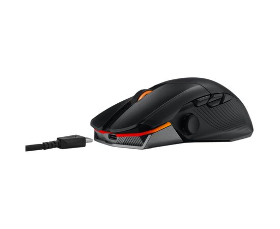 Мышка ASUS ROG Chakram X Origin Bluetooth/Wireless Black (90MP02N1-BMUA00), изображение 3 Мышка ASUS ROG Chakram X Origin Bluetooth/Wireless Black (90MP02N1-BMUA00), изображение 3