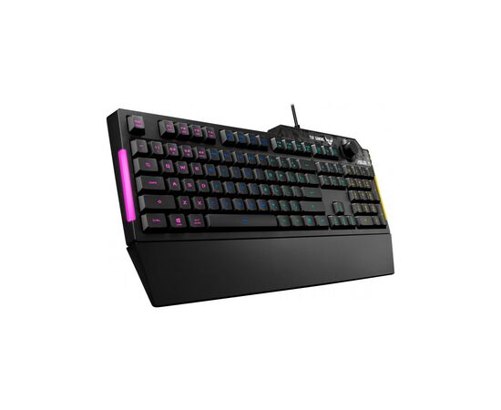 Клавиатура ASUS TUF Gaming K1 USB UA Black (90MP01X0-BKMA00), изображение 4 Клавиатура ASUS TUF Gaming K1 USB UA Black (90MP01X0-BKMA00), изображение 4