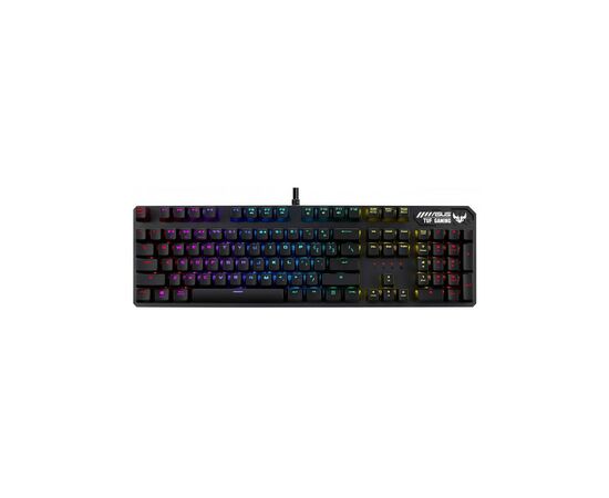 Клавиатура ASUS TUF Gaming K3 Kailh Brown Switches USB UA Black (90MP01Q1-BKMA00), изображение 2 Клавиатура ASUS TUF Gaming K3 Kailh Brown Switches USB UA Black (90MP01Q1-BKMA00), изображение 2