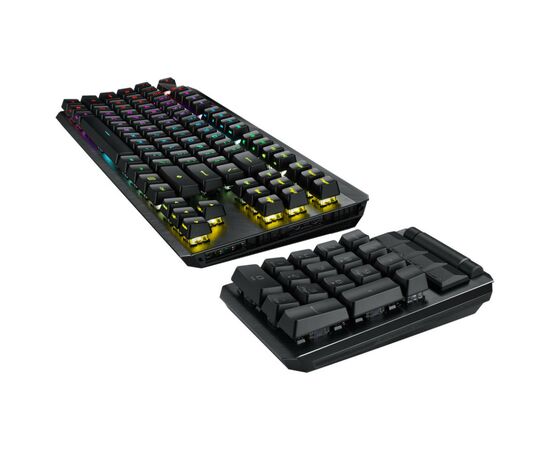 Клавіатура ASUS ROG Claymore II Wireless EN Black (90MP01W0-BKUA01), зображення 6 Клавіатура ASUS ROG Claymore II Wireless EN Black (90MP01W0-BKUA01), зображення 6