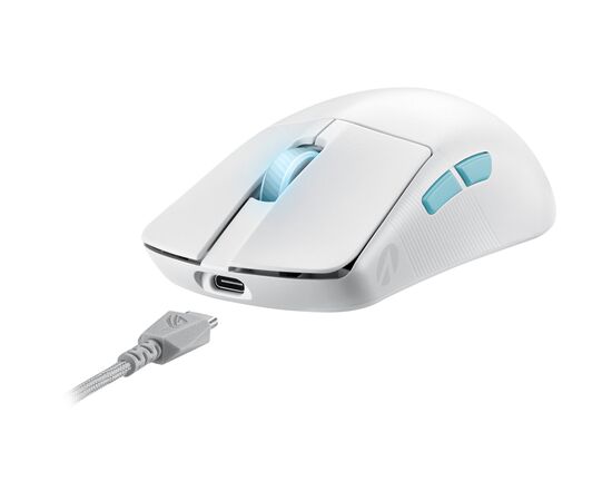 Мышка ASUS ROG Harpe Ace Aim Lab Edition Wireless/USB White (90MP02W0-BMUA10), изображение 7 Мышка ASUS ROG Harpe Ace Aim Lab Edition Wireless/USB White (90MP02W0-BMUA10), изображение 7