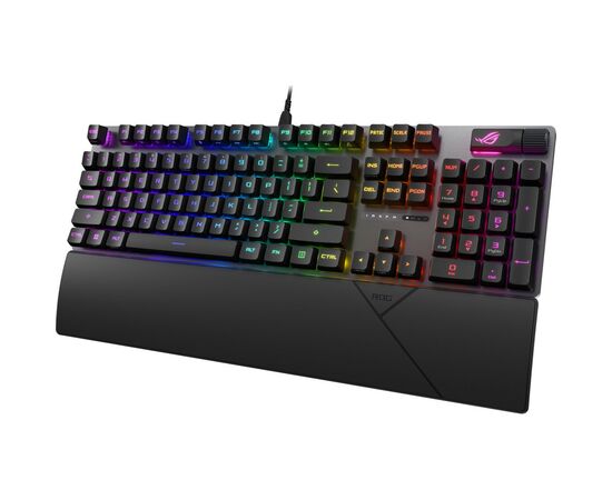 Клавиатура ASUS ROG Strix Scope II RX Red ABS UA USB Black (90MP0350-BKMA00), изображение 2 Клавиатура ASUS ROG Strix Scope II RX Red ABS UA USB Black (90MP0350-BKMA00), изображение 2