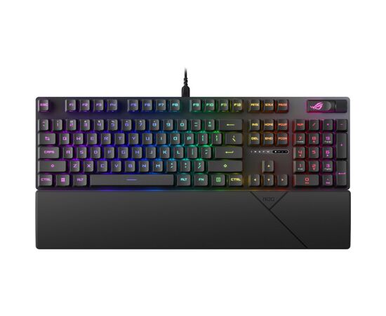 Клавиатура ASUS ROG Strix Scope II RX Red ABS UA USB Black (90MP0350-BKMA00)