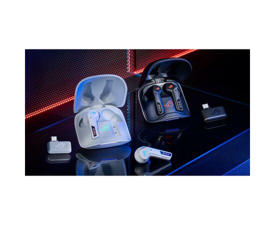 Наушники ASUS ROG Cetra True Wireless SpeedNova White (90YH03Y0-BTUA10), изображение 4 Наушники ASUS ROG Cetra True Wireless SpeedNova White (90YH03Y0-BTUA10), изображение 4