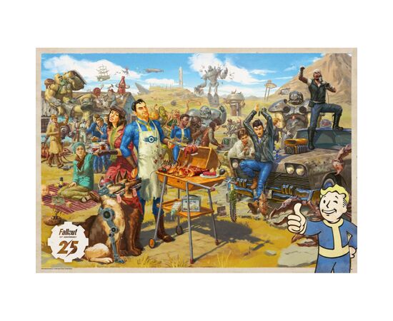 Пазл GoodLoot Fallout 25th Anniversary 1000 элементов (5908305242918), изображение 2 Пазл GoodLoot Fallout 25th Anniversary 1000 элементов (5908305242918), изображение 2