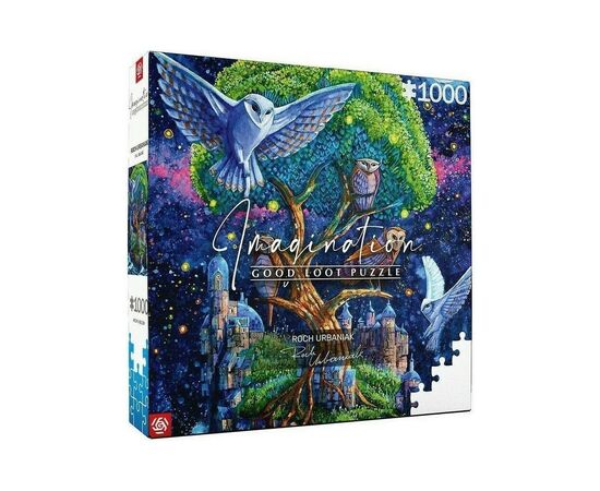 Пазл GoodLoot Imagination: Roch Urbaniak Owl Island / Wyspa Sow 1000 элементов (5908305243014), изображение 3 Пазл GoodLoot Imagination: Roch Urbaniak Owl Island / Wyspa Sow 1000 элементов (5908305243014), изображение 3