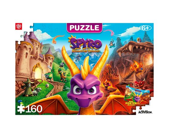 Пазл GoodLoot Spyro Reignited Trilogy 160 элементов (5908305240389), изображение 2 Пазл GoodLoot Spyro Reignited Trilogy 160 элементов (5908305240389), изображение 2