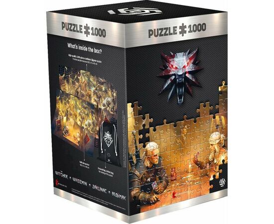 Пазл GoodLoot Witcher: Playing Gwent 1000 елементів (5908305231448)
