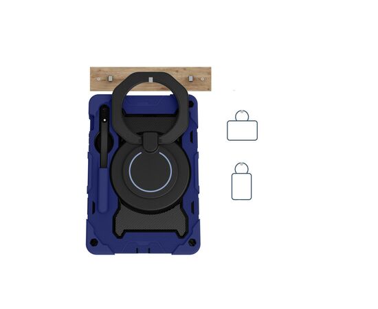 Чехол для планшета BeCover Samsung Galaxy Tab S9 (SM-X710/SM-X716)/S9 FE (SM-X510/SM-X516B) 11.0" Blue (710766), изображение 4 Чехол для планшета BeCover Samsung Galaxy Tab S9 (SM-X710/SM-X716)/S9 FE (SM-X510/SM-X516B) 11.0" Blue (710766), изображение 4