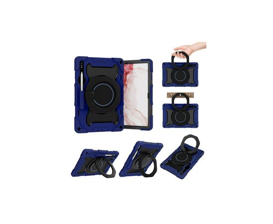 Чехол для планшета BeCover Samsung Galaxy Tab S9 (SM-X710/SM-X716)/S9 FE (SM-X510/SM-X516B) 11.0" Blue (710766), изображение 5 Чехол для планшета BeCover Samsung Galaxy Tab S9 (SM-X710/SM-X716)/S9 FE (SM-X510/SM-X516B) 11.0" Blue (710766), изображение 5