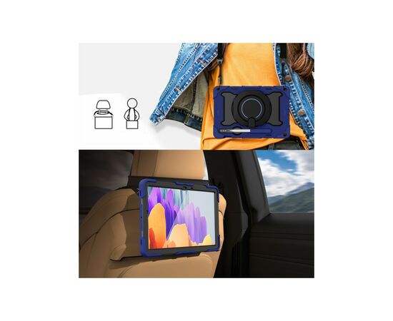 Чехол для планшета BeCover Samsung Galaxy Tab S9 (SM-X710/SM-X716)/S9 FE (SM-X510/SM-X516B) 11.0" Blue (710766), изображение 8 Чехол для планшета BeCover Samsung Galaxy Tab S9 (SM-X710/SM-X716)/S9 FE (SM-X510/SM-X516B) 11.0" Blue (710766), изображение 8
